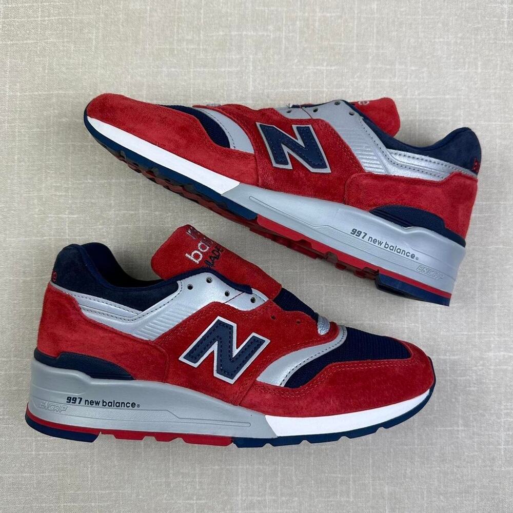 New Balance 997 "Connoisseur Ski Red" Made in USA Men 7 - Picture 2 of 6